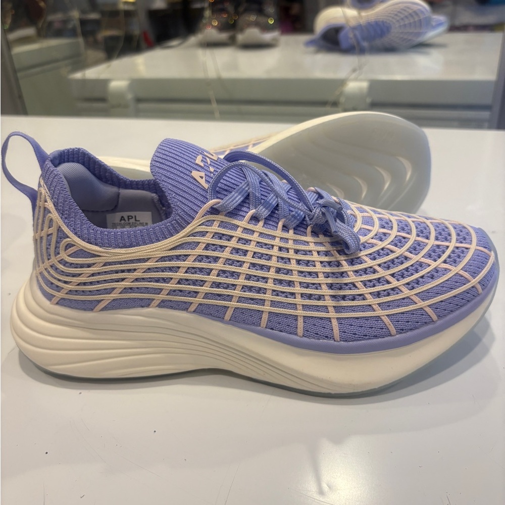 APL Womens Lavender and Cream Sneakers